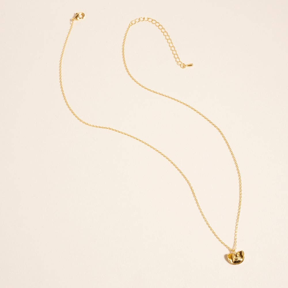 Designature - Goud Vergulde Western Cowboyhoed Rodeo Ketting