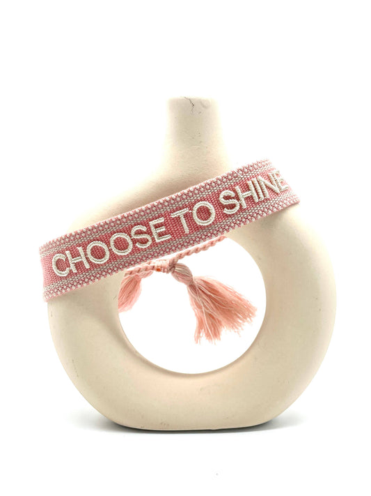 Parsley & Pepper - Choose to Shine armband peach/ zand