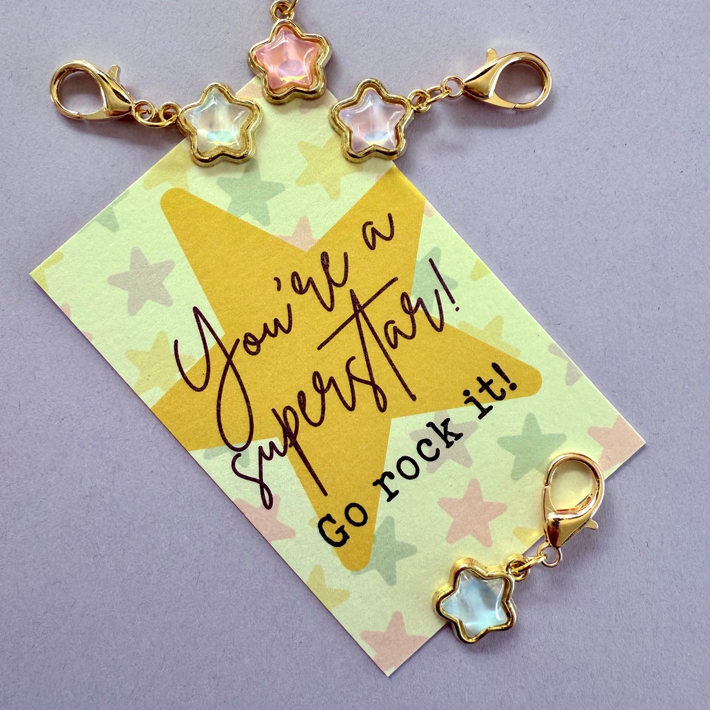 FMH - Lucky Charm hoofdstelbedel Ster Pastel