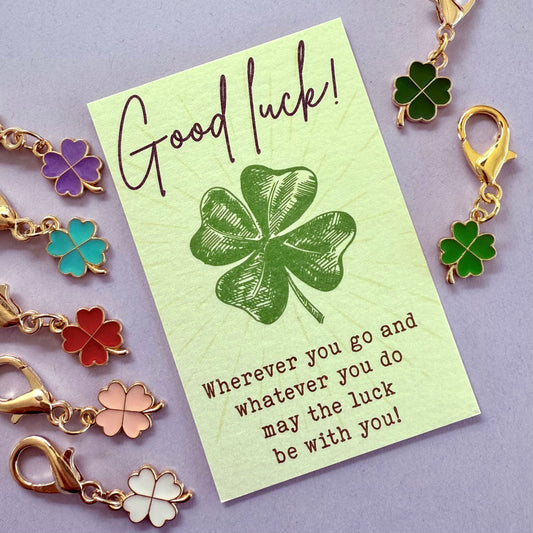 FMH - Lucky Charm Klavertje vier hoofdstelbedel Geluk