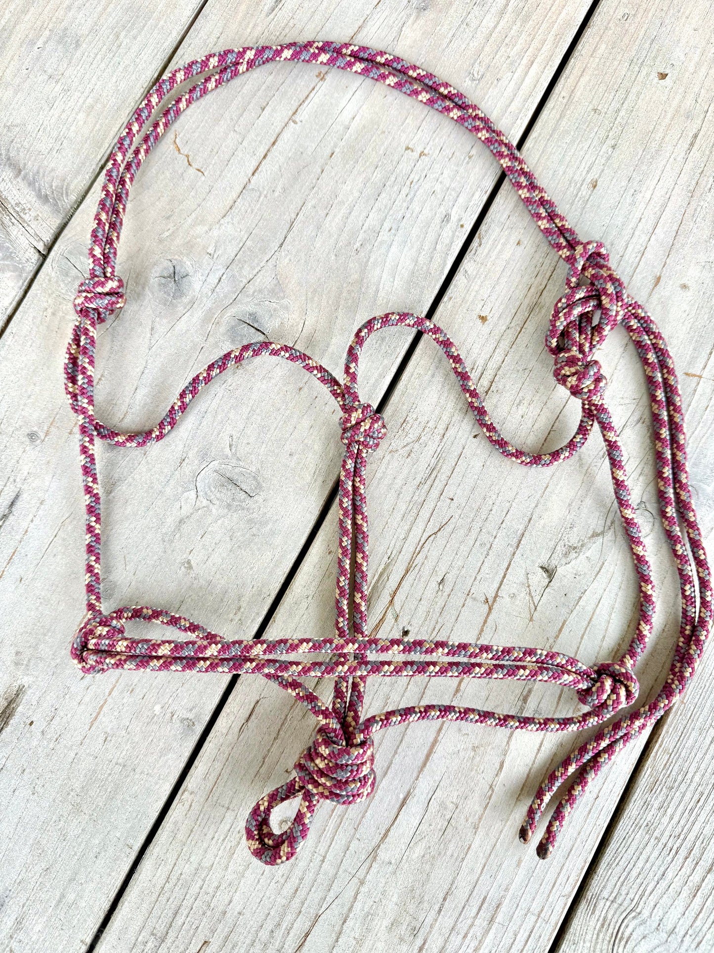 Het Paardenatelier - Touwhalster Basic Herfstmix