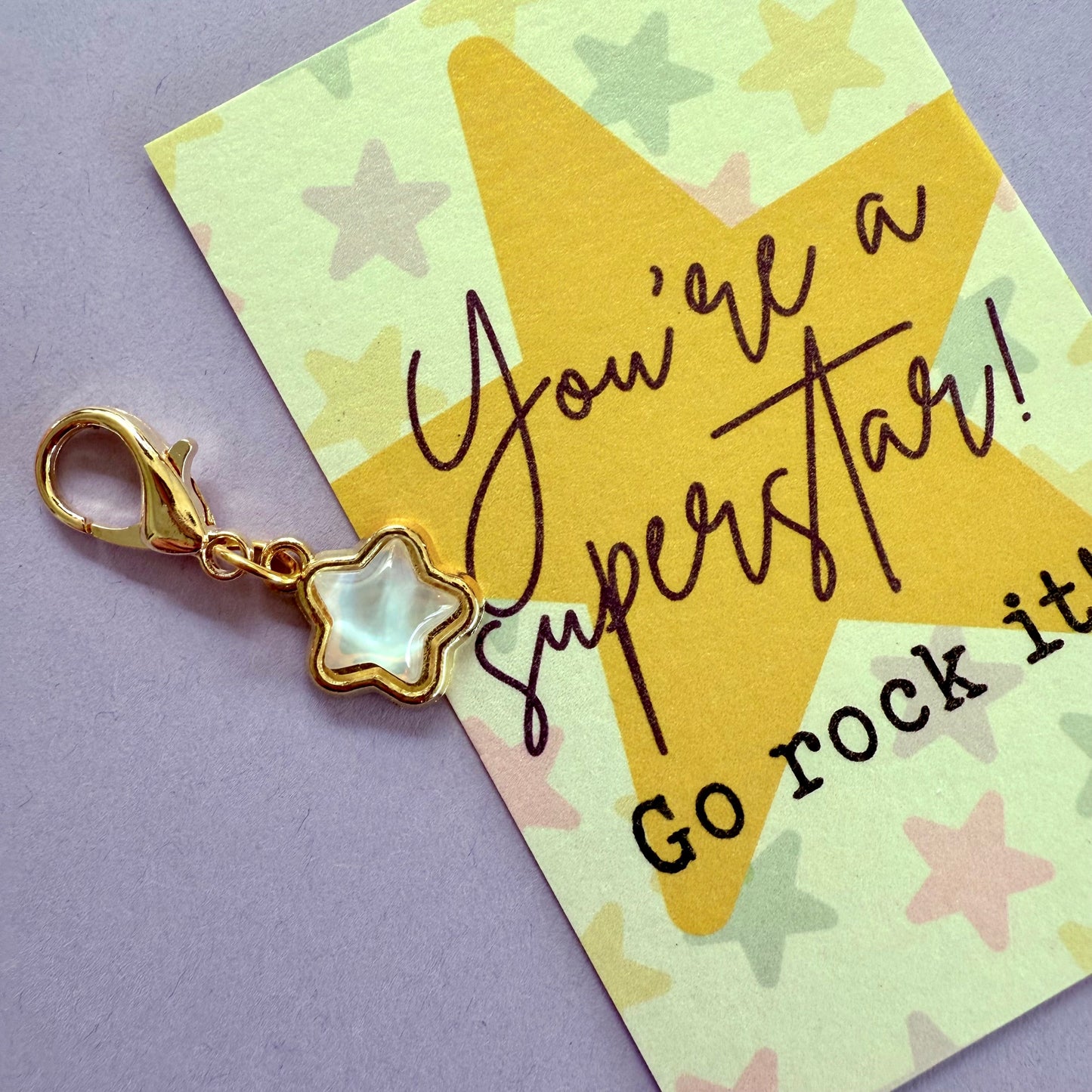 FMH - Lucky Charm hoofdstelbedel Ster Pastel
