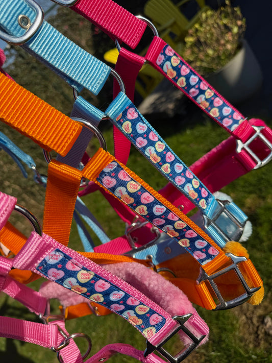 Happy Halsters x FMH - Sweetheart Exclusive halster (bont) div. kleuren