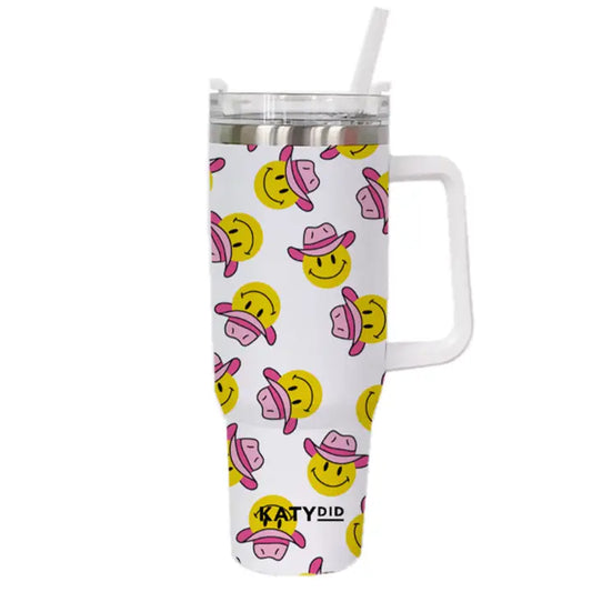 Katydid - Tumbler Smiley Cowboy 38Oz thermosbeker
