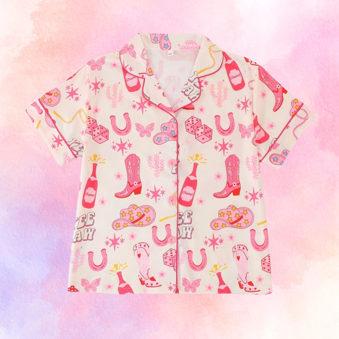 FMH - Kinder zomerse pyjama set/ loungepak Pony Party