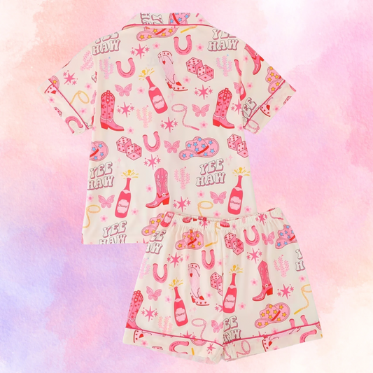 FMH - Kinder zomerse pyjama set/ loungepak Pony Party