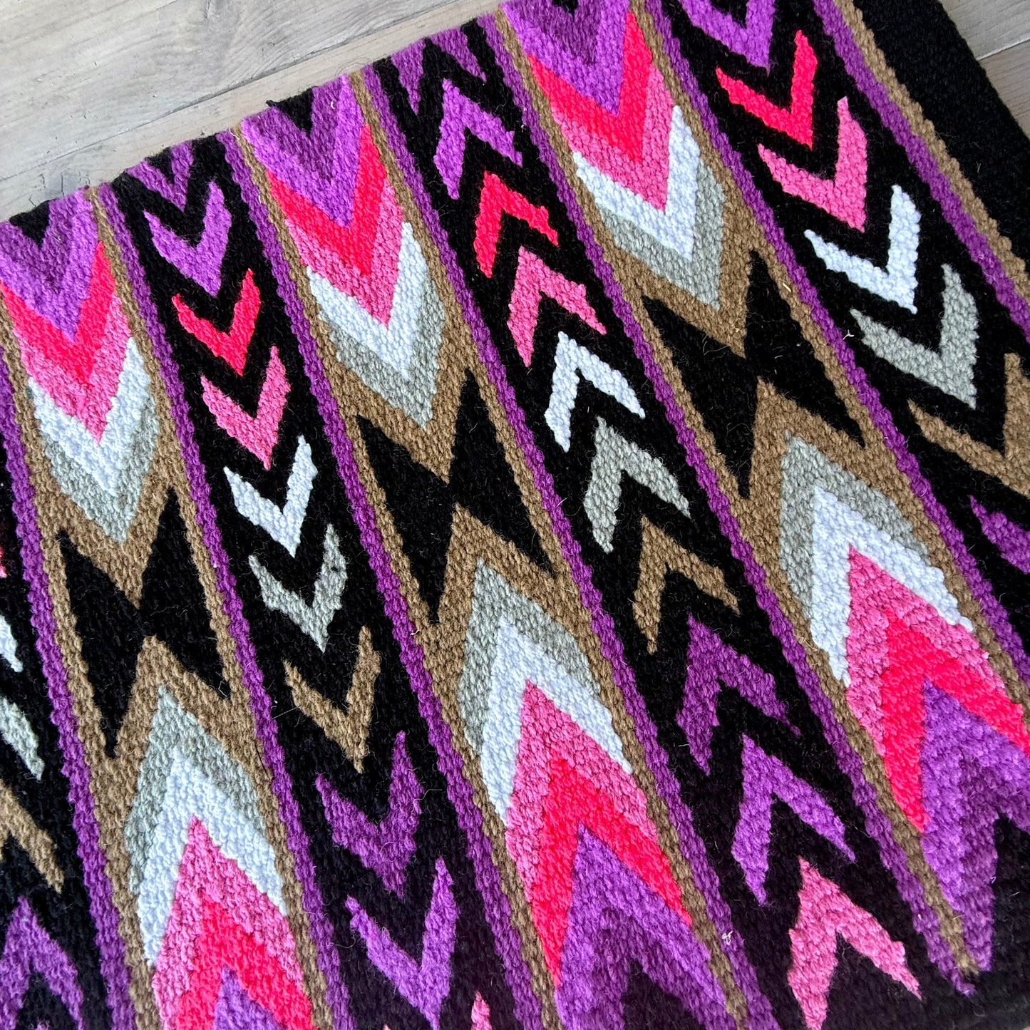 SB061 - Western oversized showblanket A - Paars, roze, taupe