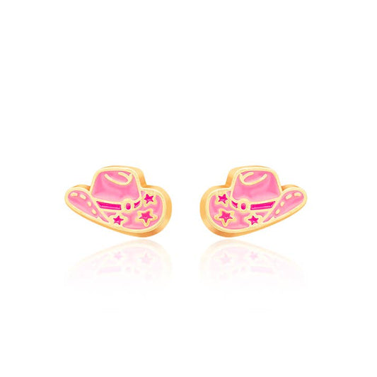 Girl Nation - Western Cowgirl Hoed oorbellen