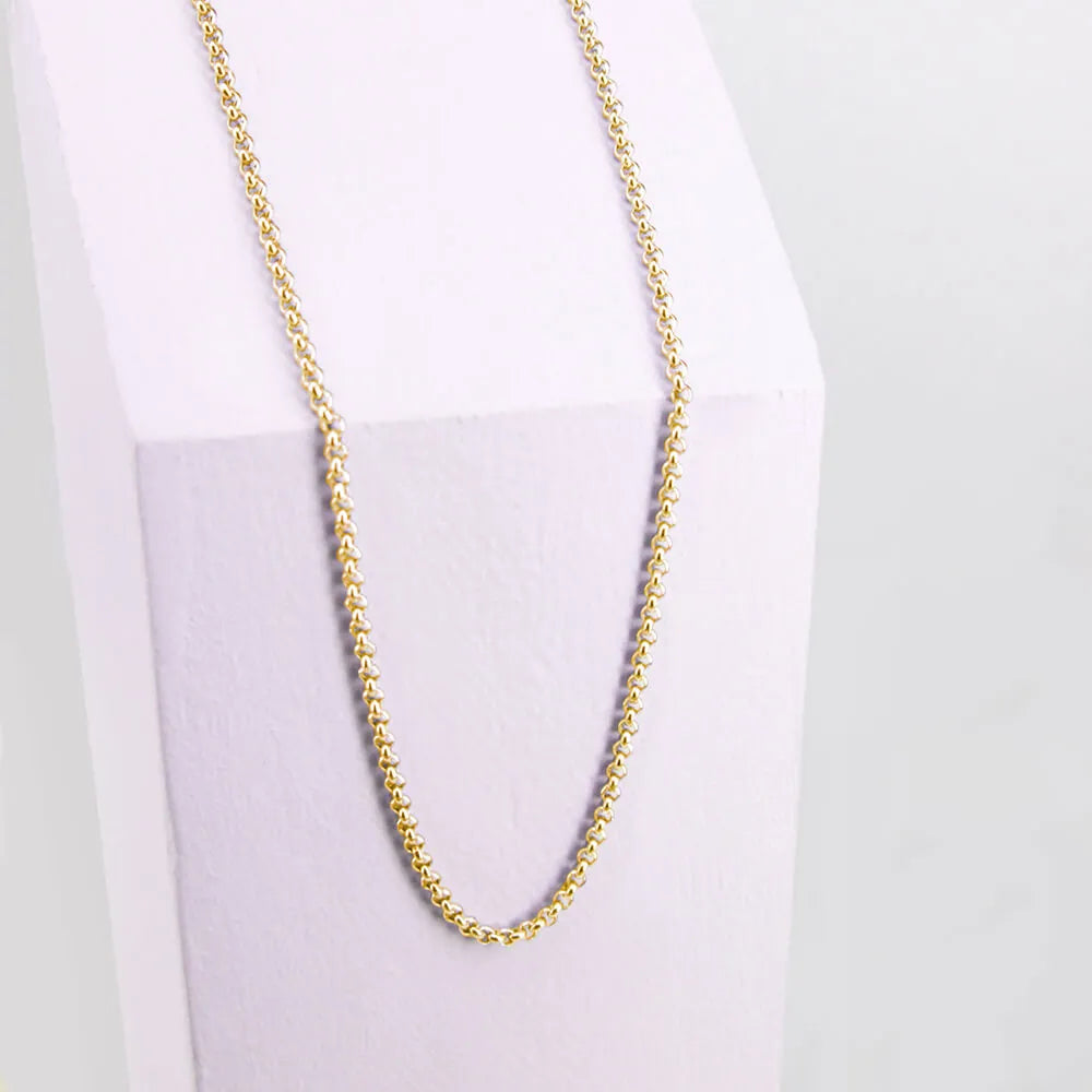 Ponytail & Co - Ketting met volle ronde schakels zonder hanger Lux(div. kleuren)