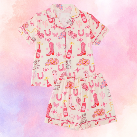 FMH - Kinder zomerse pyjama set/ loungepak Pony Party