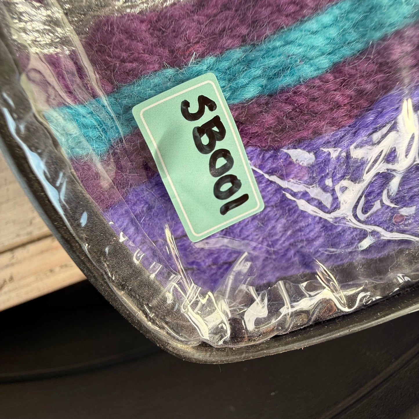 SB001 - Western oversized showblanket A - Paars, roze, perzik, blauw, zilver