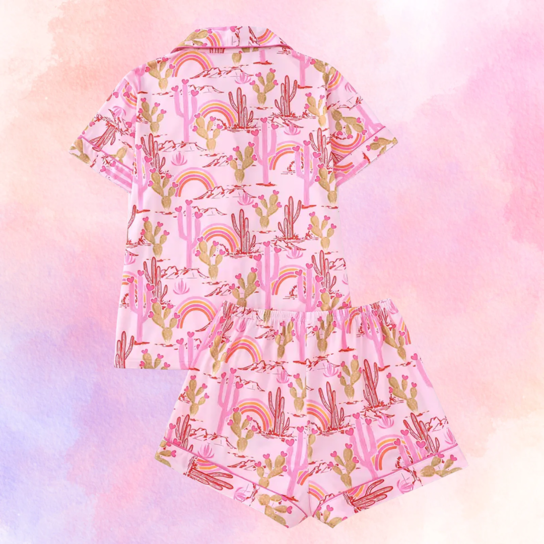 FMH - Dames zomerse pyjama set/ loungepak Cowgirl Dreams