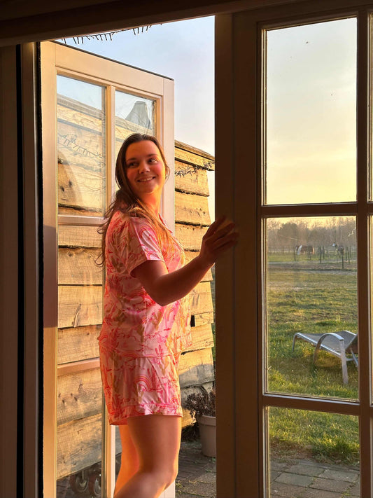 FMH - Dames zomerse pyjama set/ loungepak Cowgirl Dreams