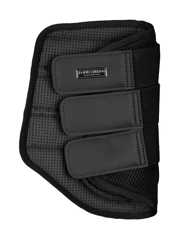 Equestrian Stockholm - Core Collection - All Black Mesh Brushing Boots beenbeschermers