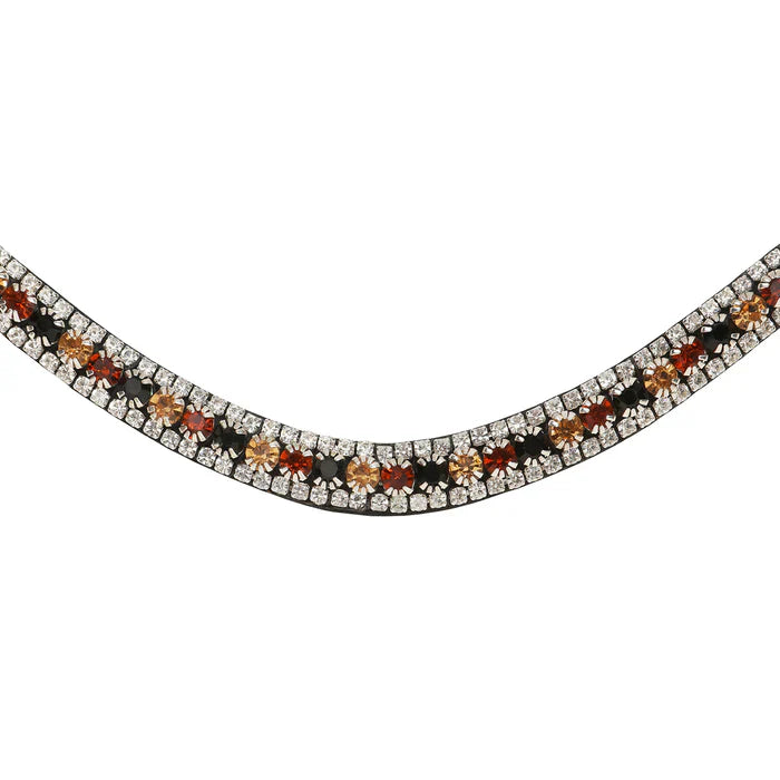 Lumiere/ Lumi Pony - Amber Crystal frontriem (ook in bruin!)