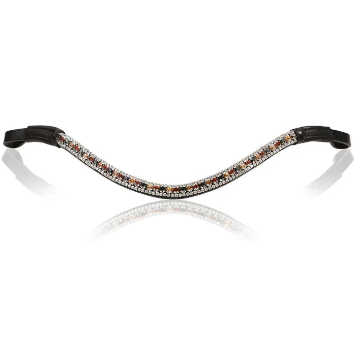 Lumiere/ Lumi Pony - Amber Crystal frontriem (ook in bruin!)