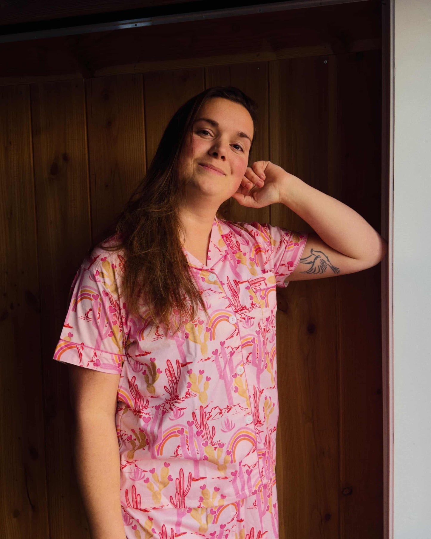 FMH - Dames zomerse pyjama set/ loungepak Cowgirl Dreams