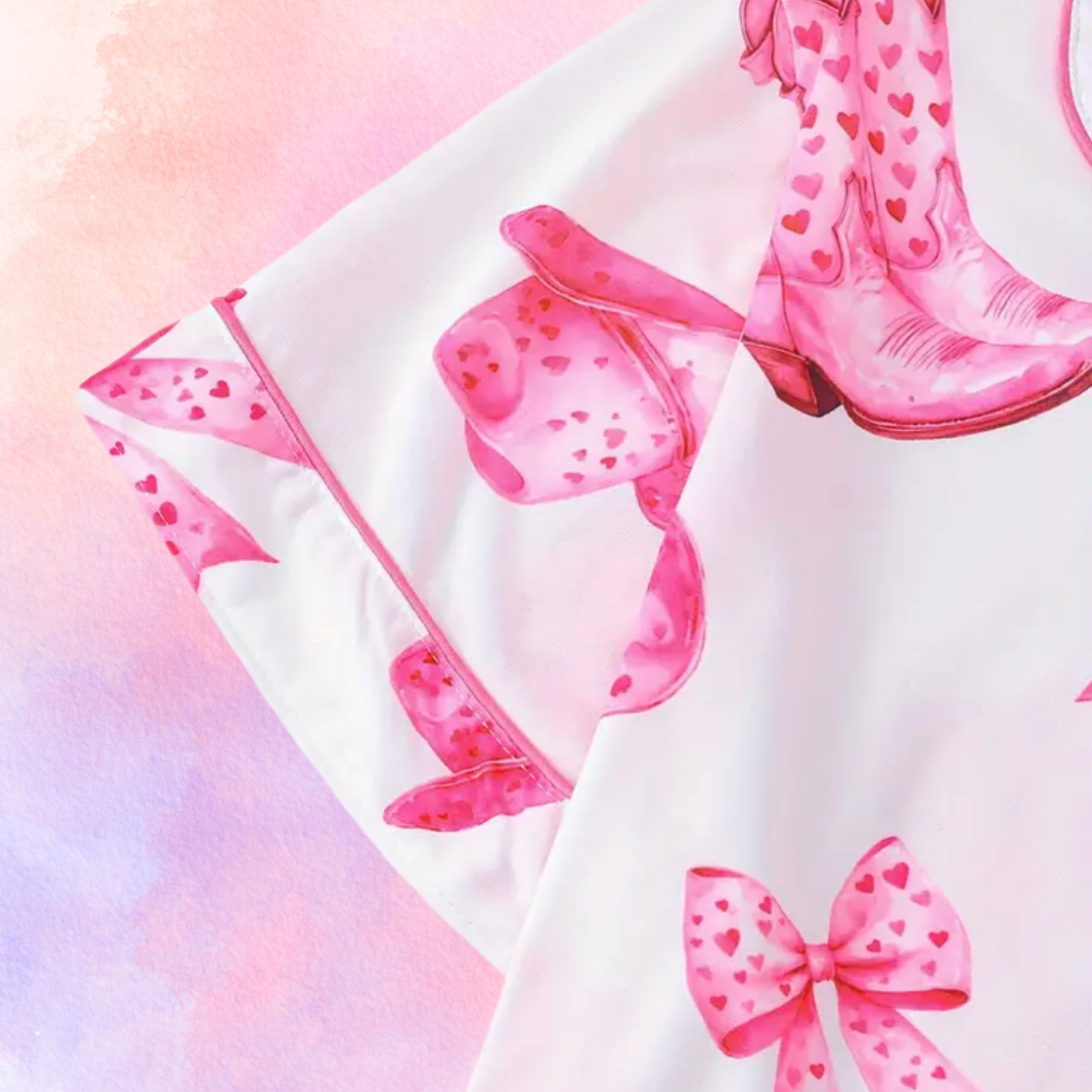 FMH - Dames zomerse pyjama set/ loungepak Sweet Pink