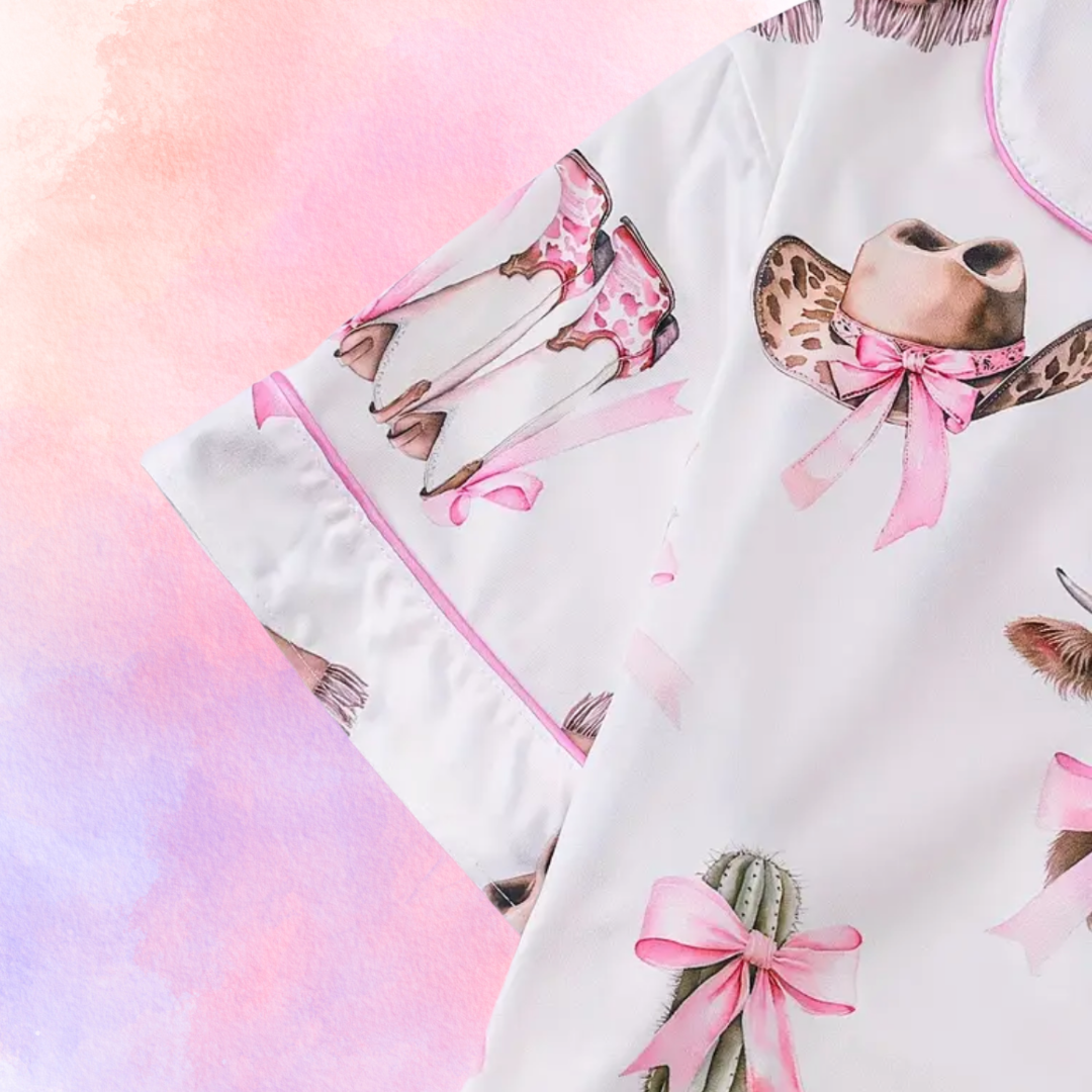 FMH - Dames zomerse pyjama set/ loungepak Cutest Cowgirl