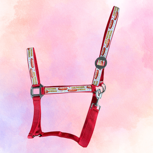 Happy Halsters - Zwart of rood Frikandel halster