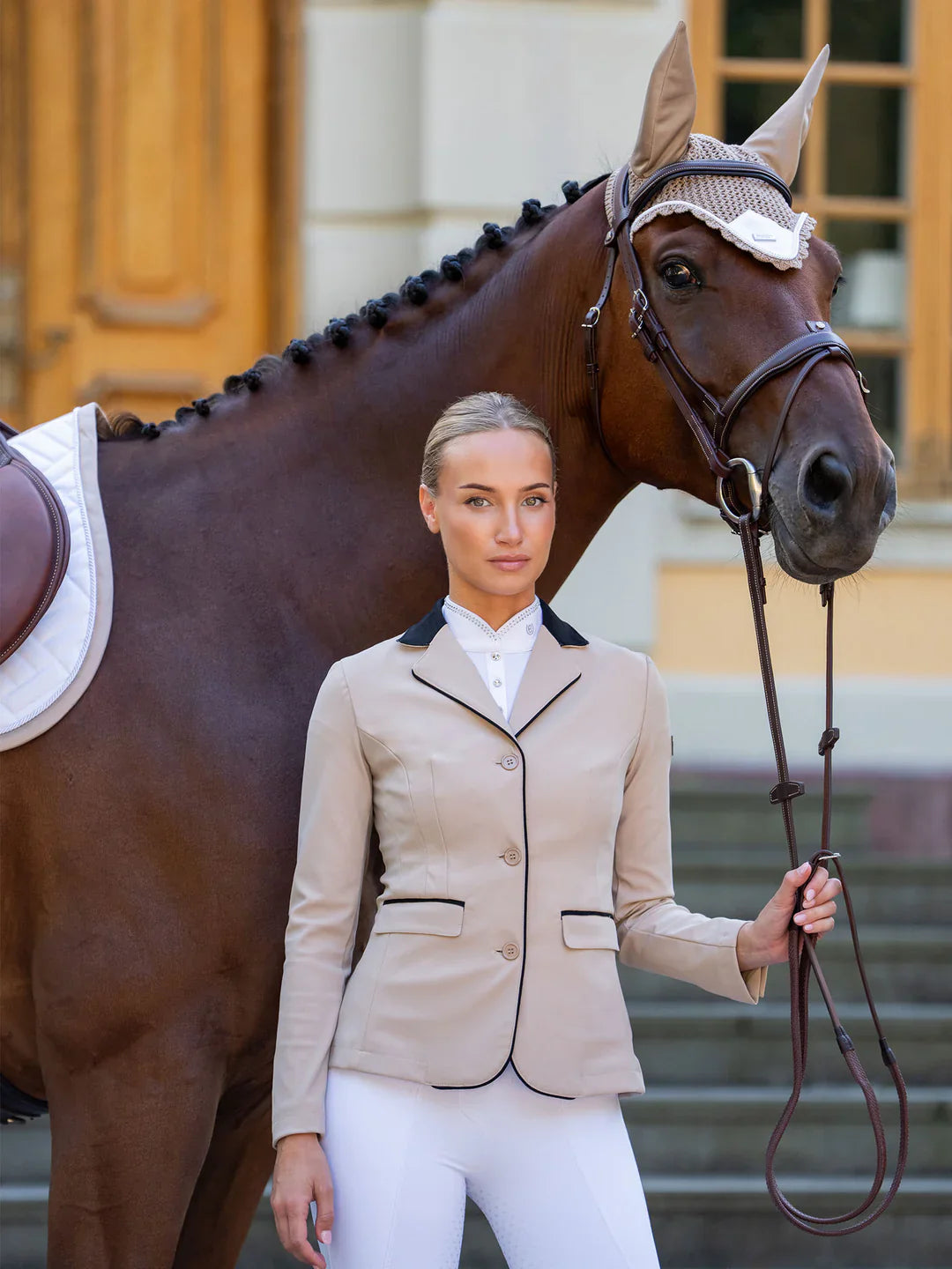 Equestrian Stockholm - SS26 Sand - Ear Bonnet oornetje