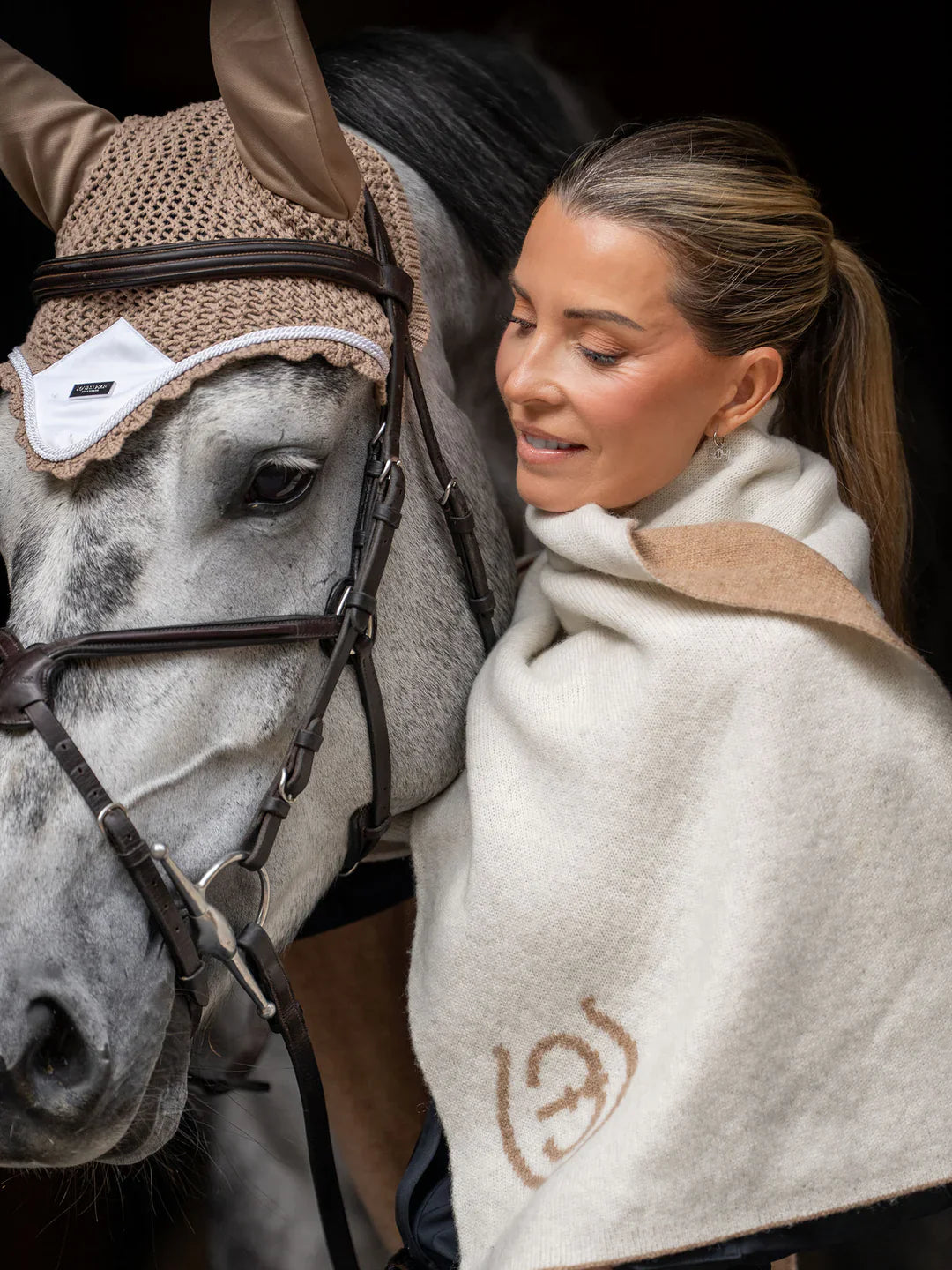 Equestrian Stockholm - SS26 Sand - Ear Bonnet oornetje