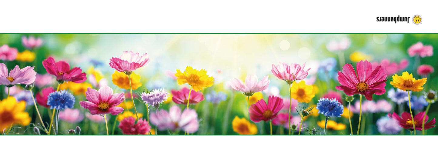 Jumpbanners - Hinderniszeil Standard Wild Flowers