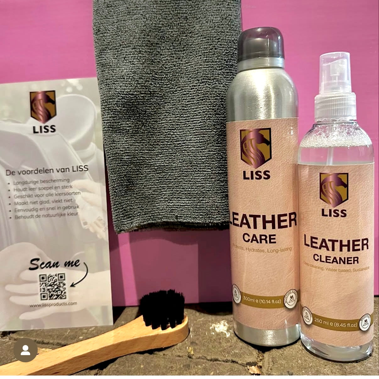 LISS - Leather Care onderhoudsset