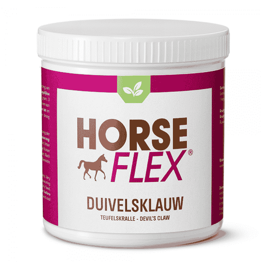 Duivelsklauw van Horseflex– puur natuur supplement voor soepele gewrichten, gewrichtscomfort en bewegingsvrijheid bij paarden