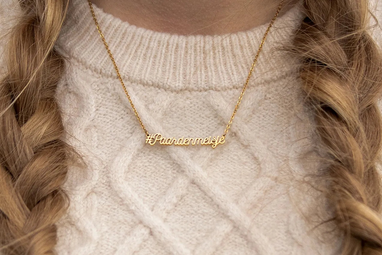 Ponytail & Co X ESRA - Ketting #Paardenmeisje (div. kleuren)