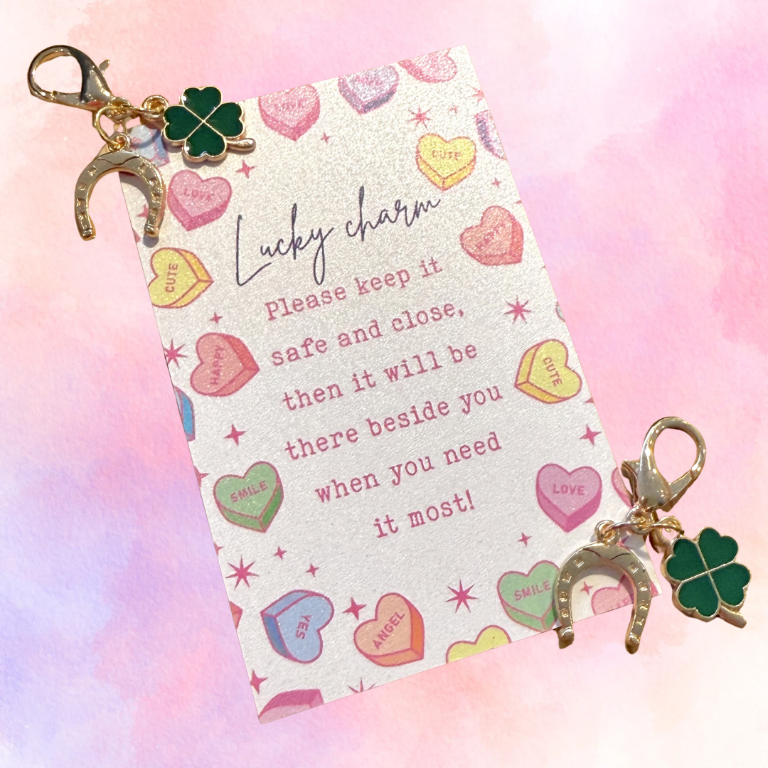 FMH - Lucky Charm hoofdstelbedel Double Luck Klavertje vier en Hoefijzer