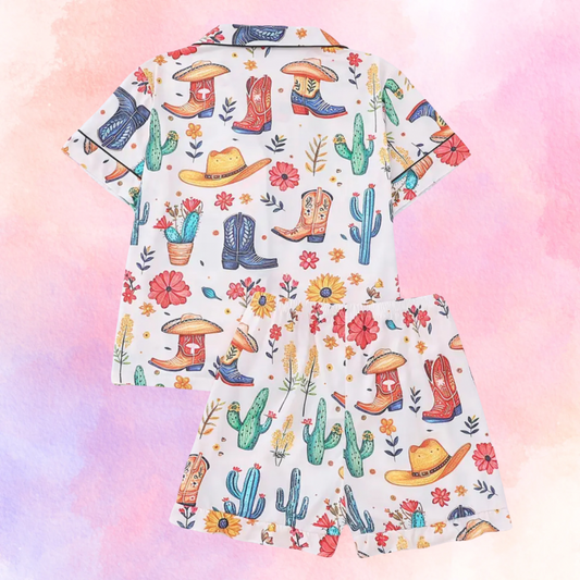 FMH - Kinder zomerse pyjama set/ loungepak Farm Ranch