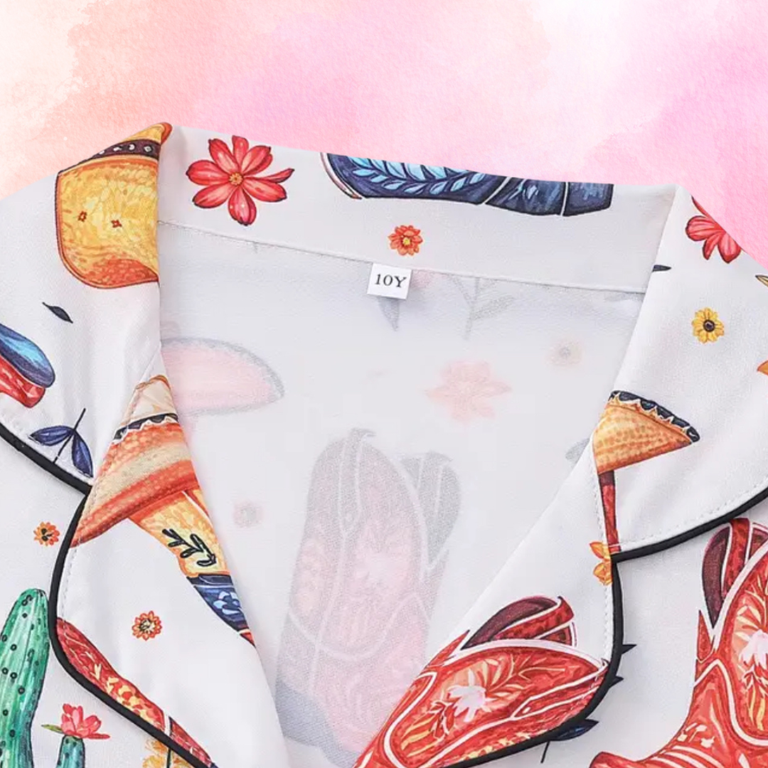 FMH - Kinder zomerse pyjama set/ loungepak Farm Ranch