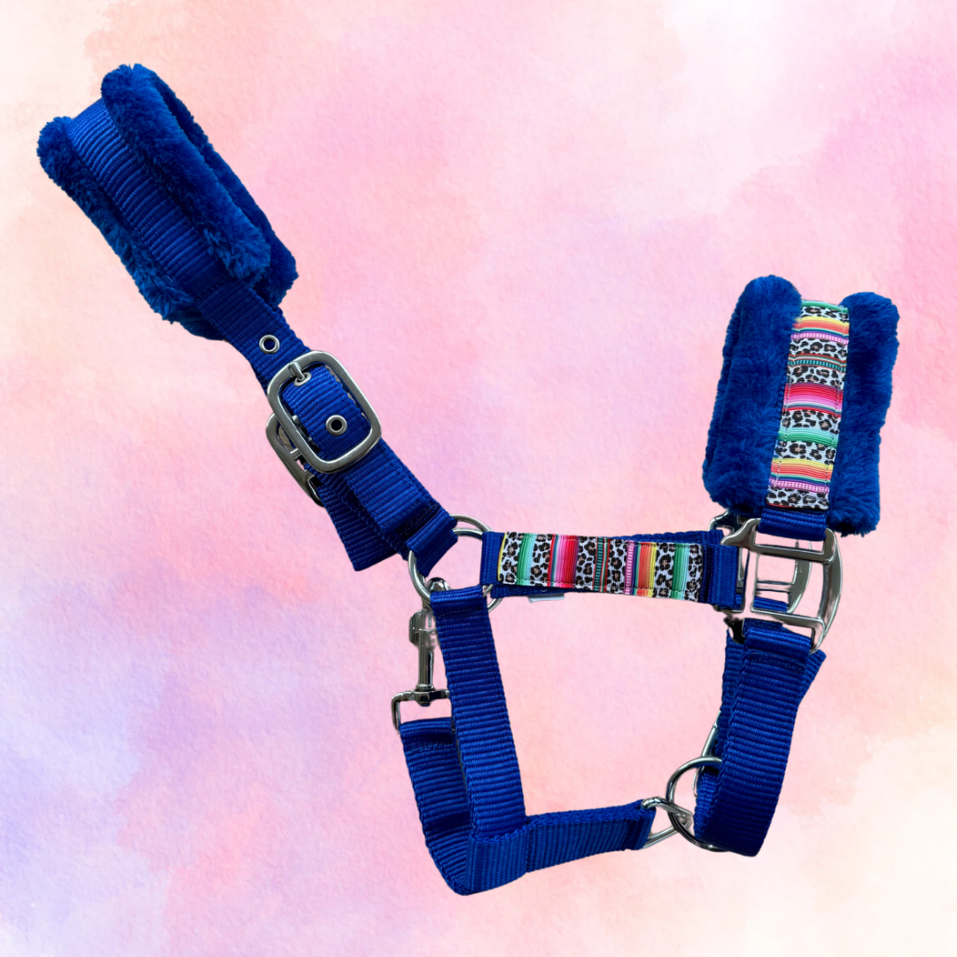 Happy Halsters x FMH - Colourful Panther Exclusive halster (bont) div. kleuren