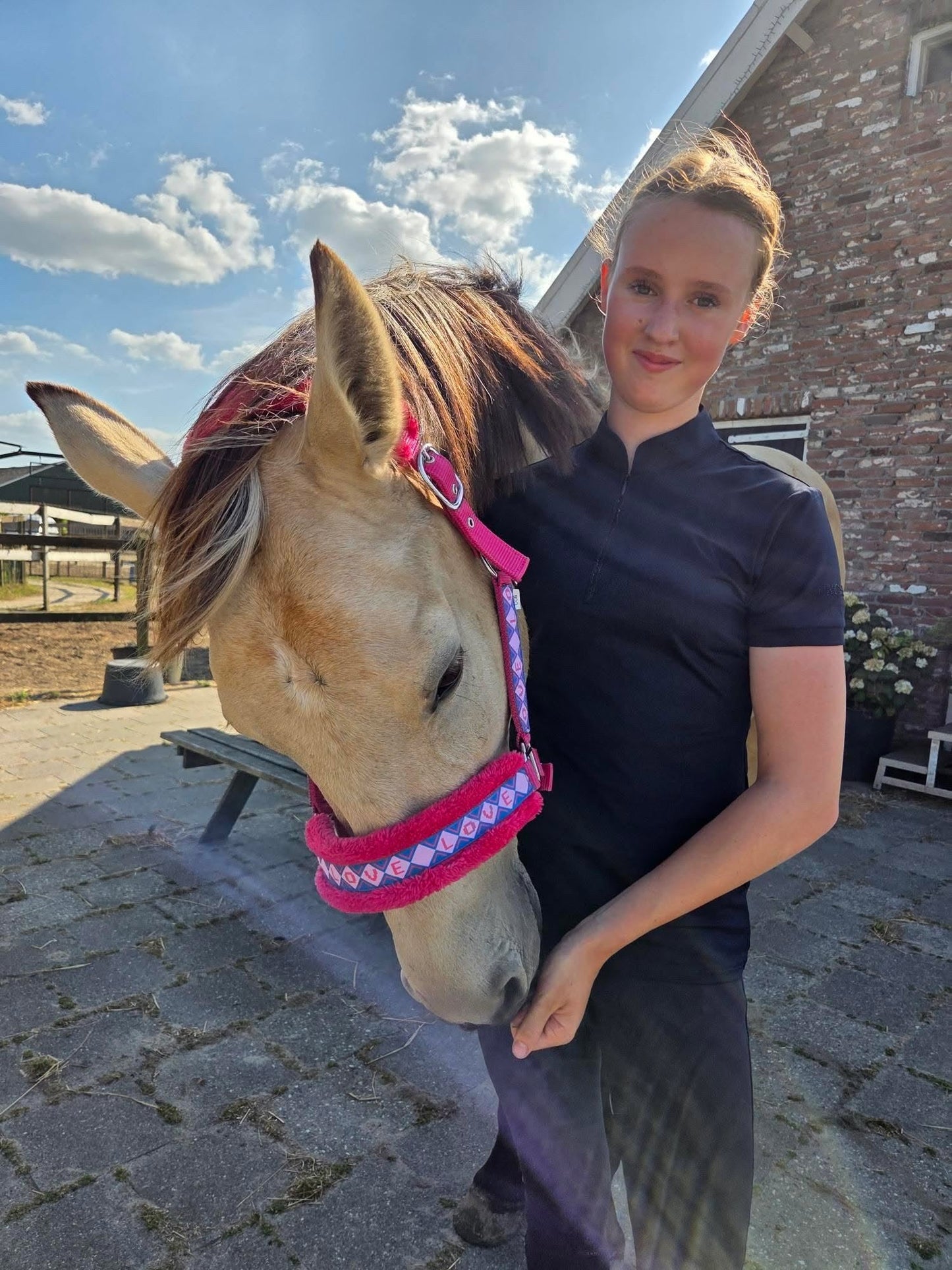 Happy Halsters x FMH - Love is Love Exclusive halster (bont) div. kleuren