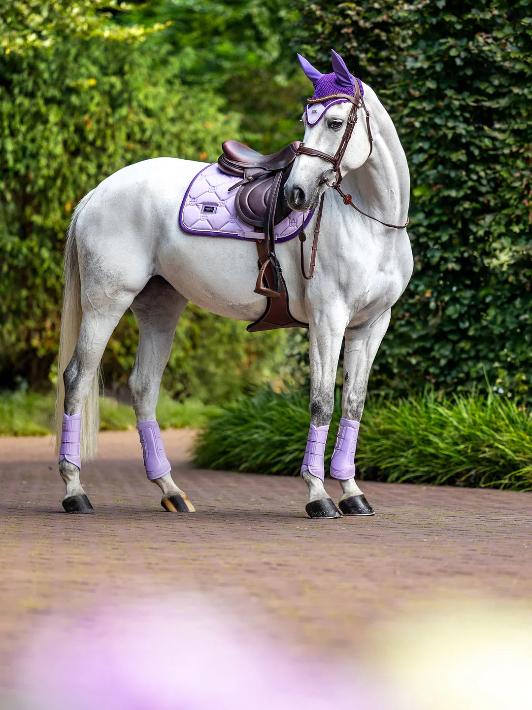 Equestrian Stockholm - SS26 Lavender - Jump Saddle Pad springzadeldek