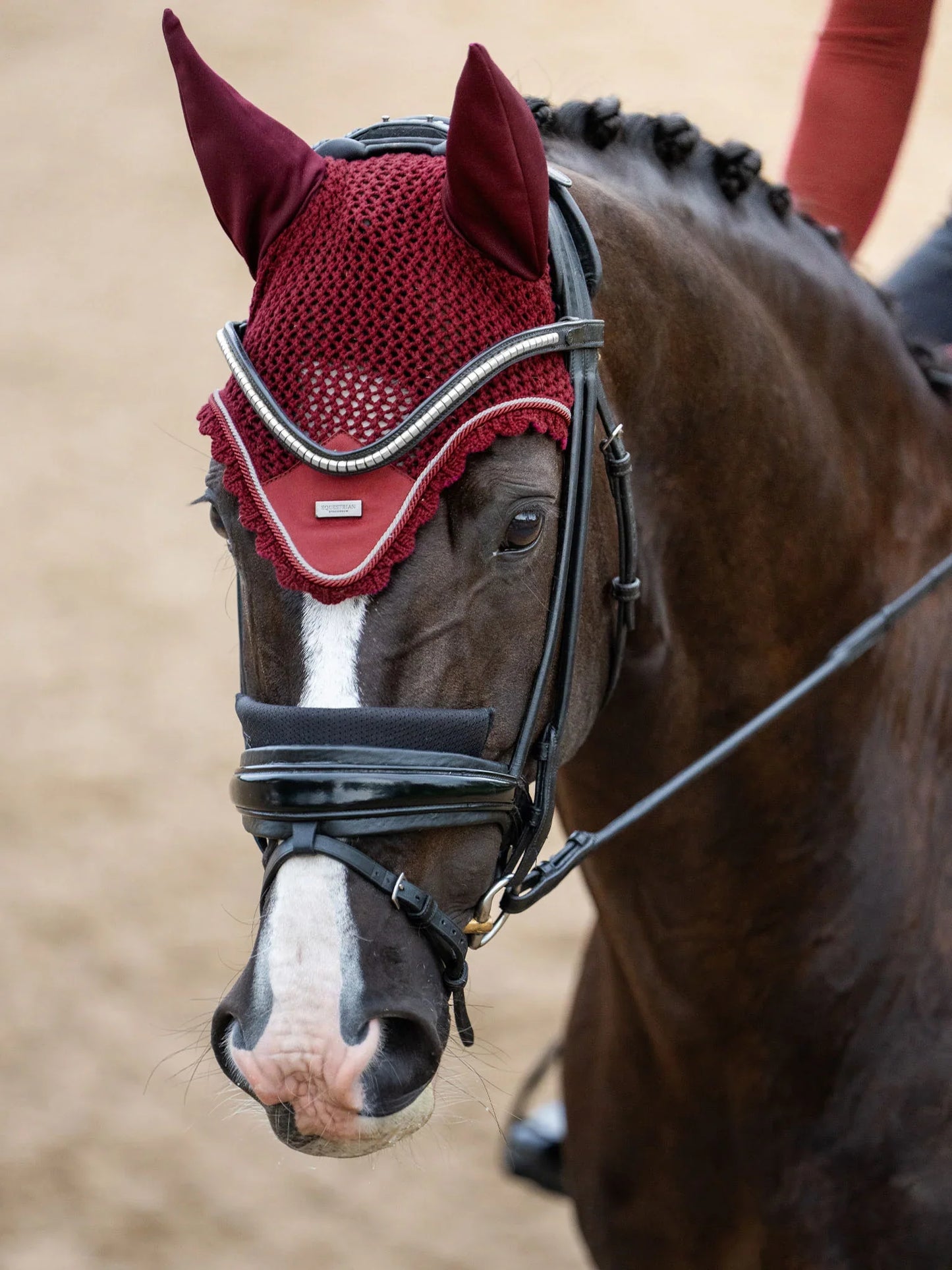 Equestrian Stockholm - Core Collection - Bordeaux Ear Bonnet oornetje