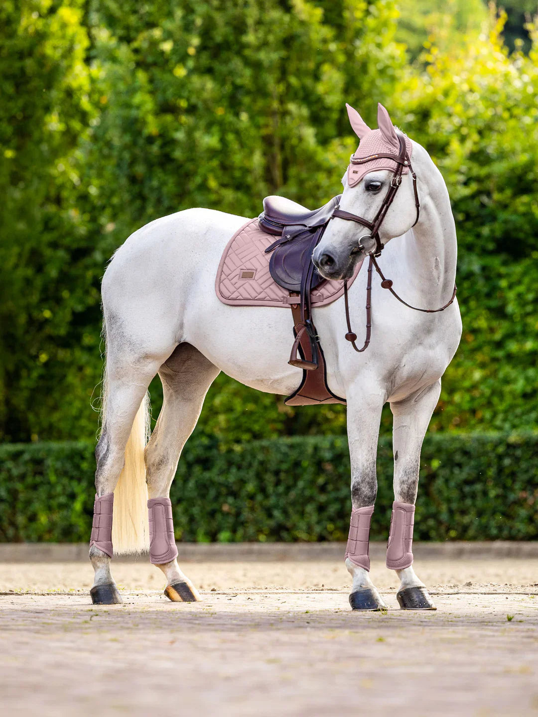 Equestrian Stockholm - SS26 Midsummer Blush - Jump Saddle Pad Modern springzadeldek