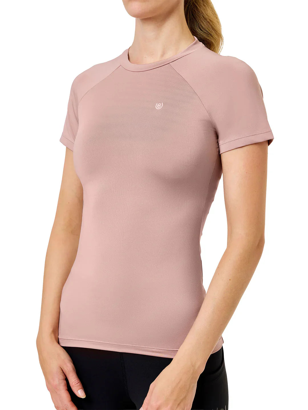 Equestrian Stockholm - SS26 Midsummer Blush - Dynamic Base Layer Top Short Sleeve rijtop
