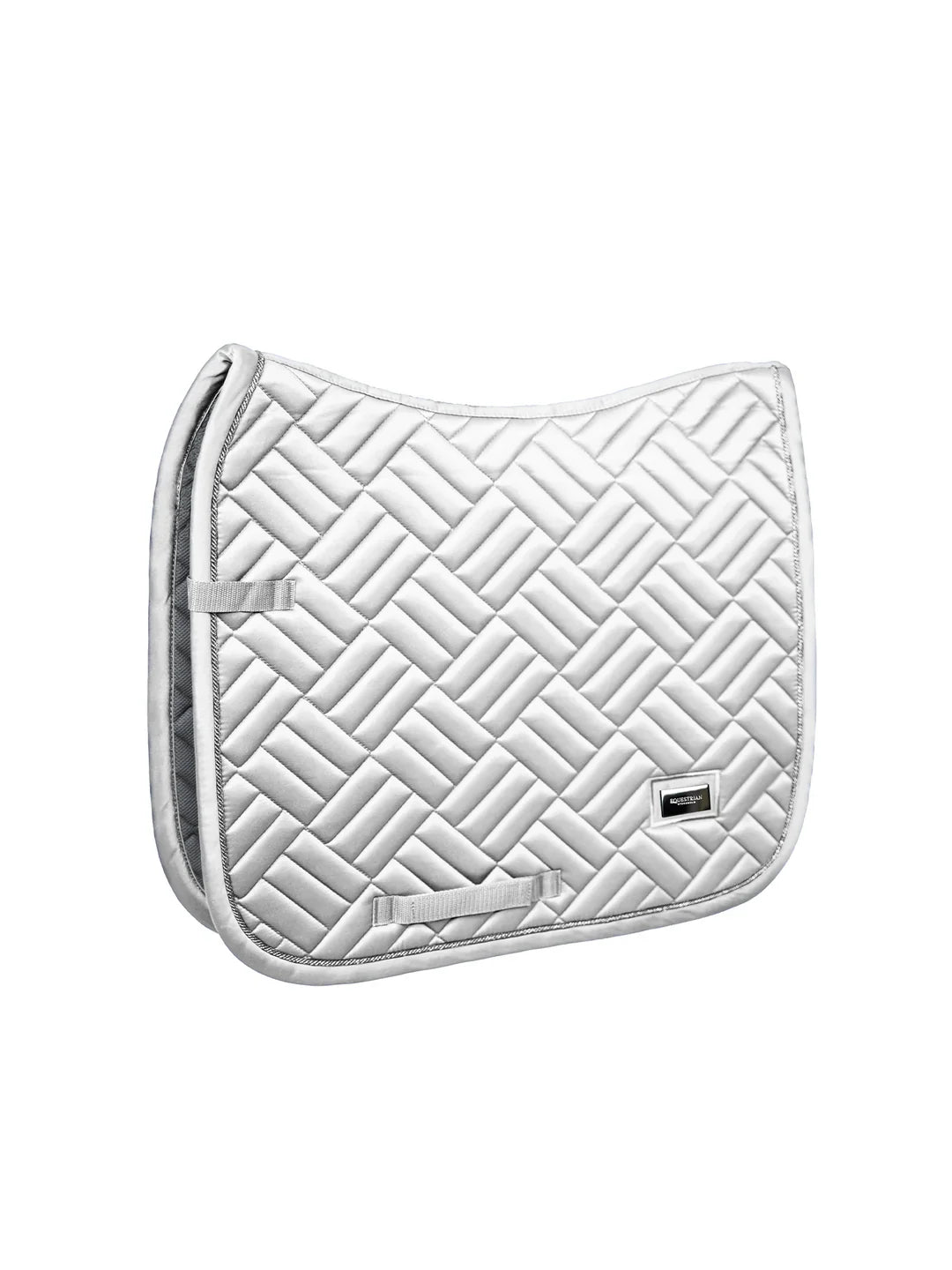 Equestrian Stockholm - Core Collection - White Perfection Dressage Saddle Pad Modern dressuurzadeldek