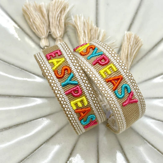 Parsley & pepper - Easypeasy armband beige/ multi