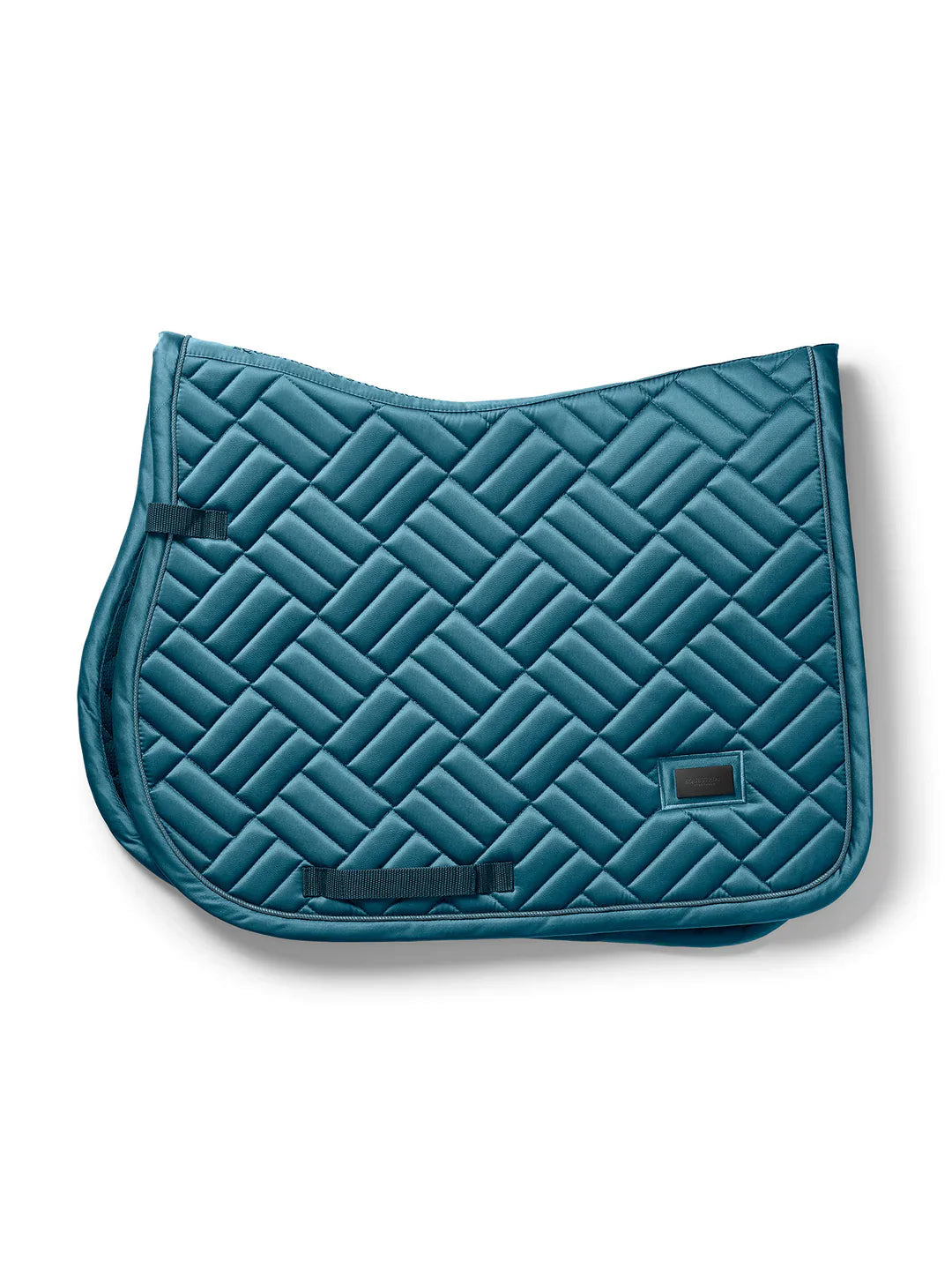 Equestrian Stockholm - FW25 Teal Blue - Jump Saddle Pad Modern springzadeldek
