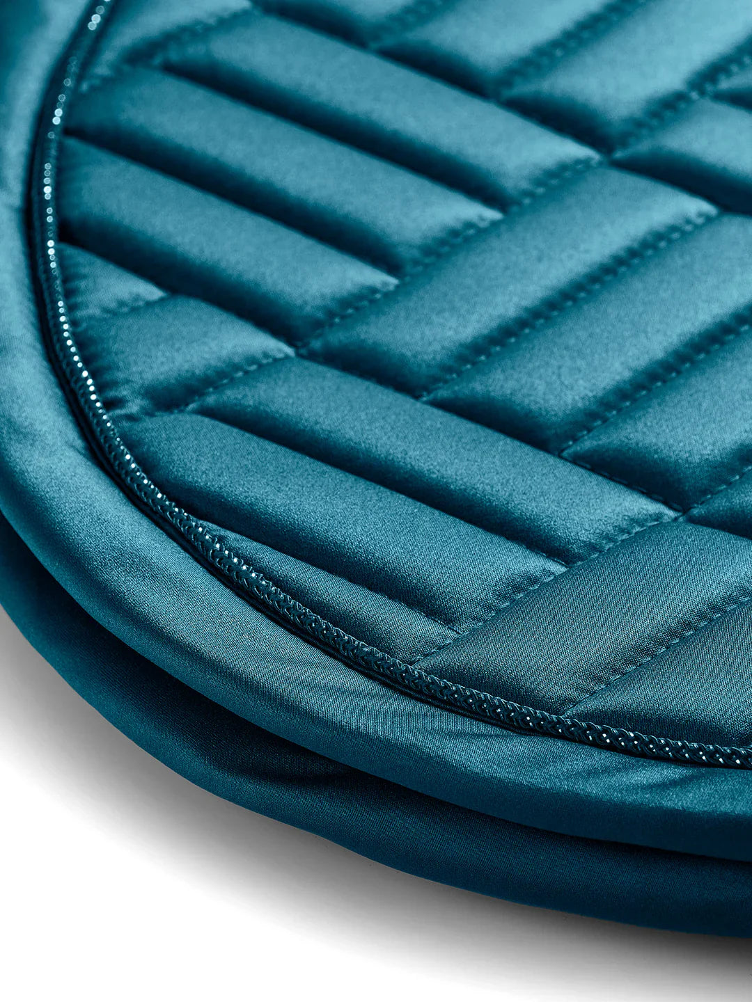 Equestrian Stockholm - FW25 Teal Blue - Jump Saddle Pad Modern springzadeldek
