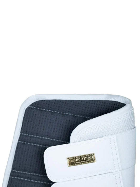 Equestrian Stockholm - Core Collection - White Gold Mesh Brushing Boots beenbeschermers