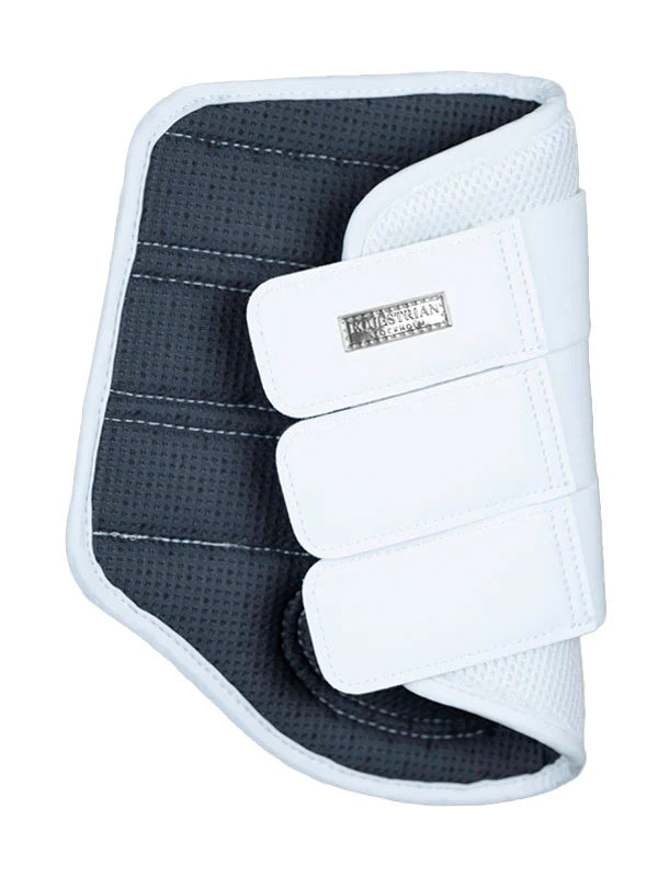 Equestrian Stockholm - Core Collection - White Silver Mesh Brushing Boots beenbeschermers
