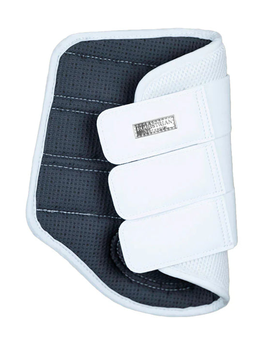 Equestrian Stockholm - Core Collection - White Silver Mesh Brushing Boots beenbeschermers