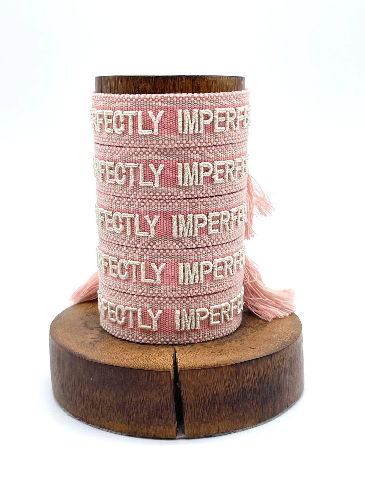 Parsley & Pepper - Perfectly Imperfect armband peach/ zand