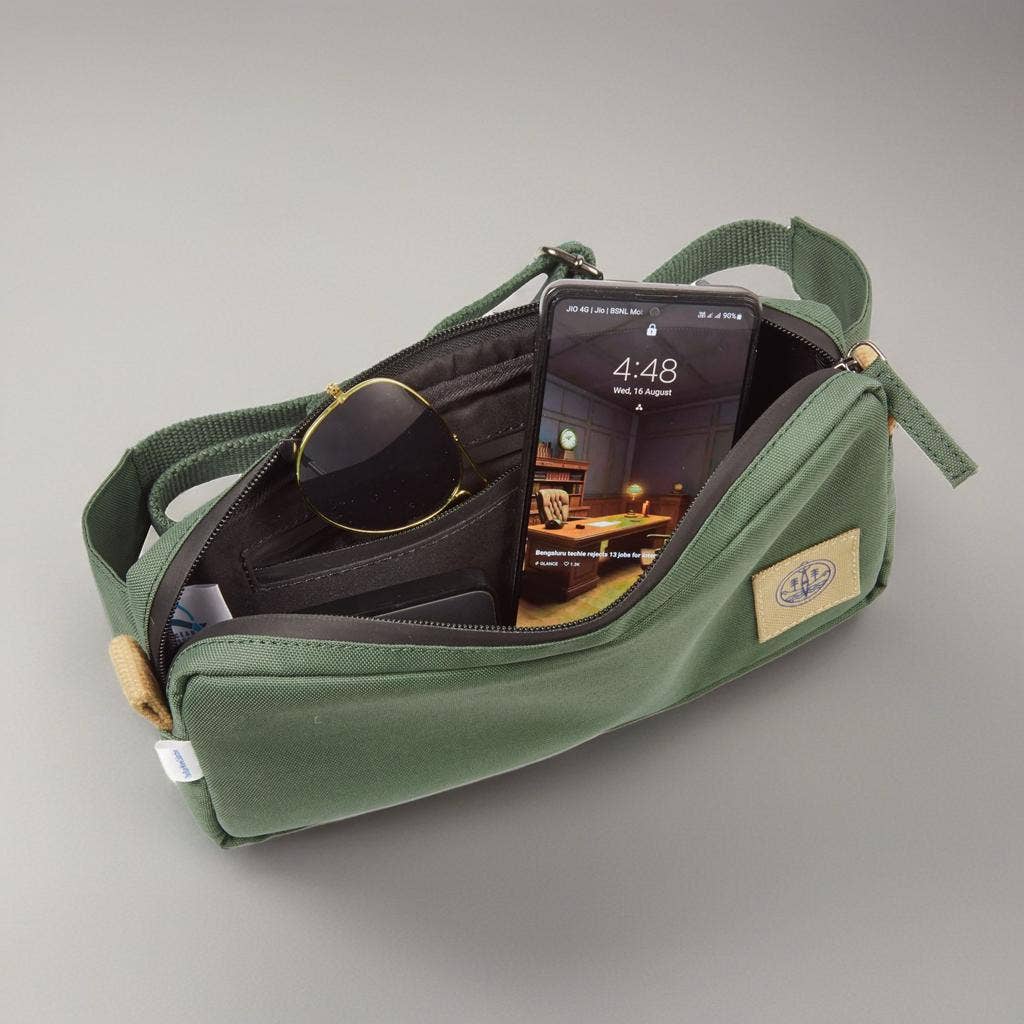 Bluewave - RE8 Heuptas Fanny Pack Olijfgroen