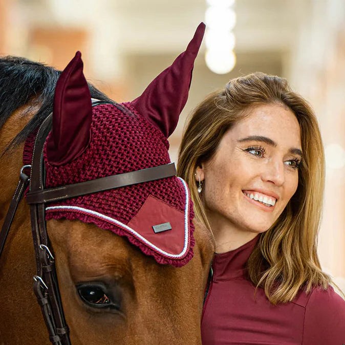 Equestrian Stockholm - Core Collection - Bordeaux Ear Bonnet oornetje