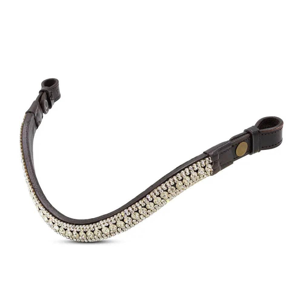 Grewal Equestrian - Kristallen Bling Snap Frontriem
